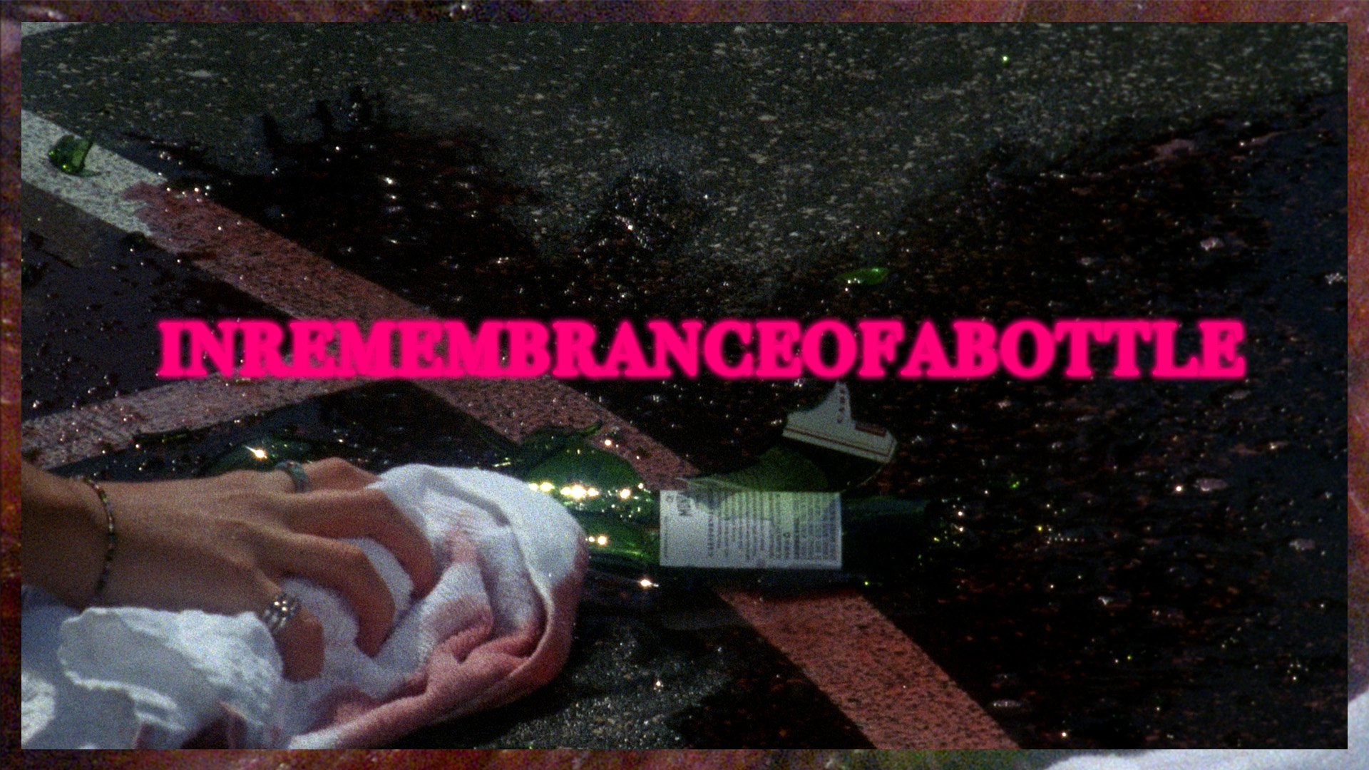 In Remembrance of a Bottle 16:9 poster